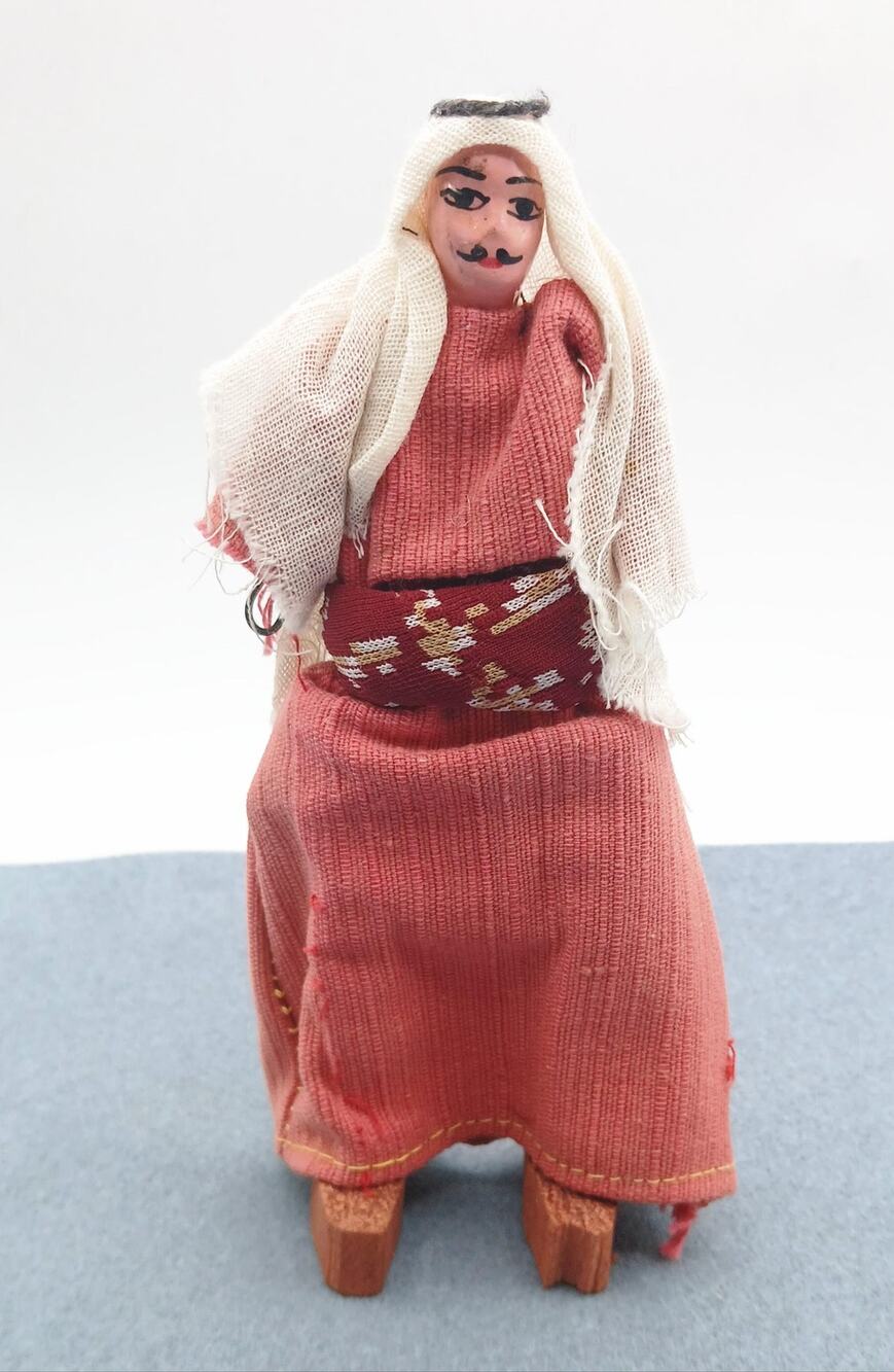 Vintage Mid-Century Palestinian Folk Doll